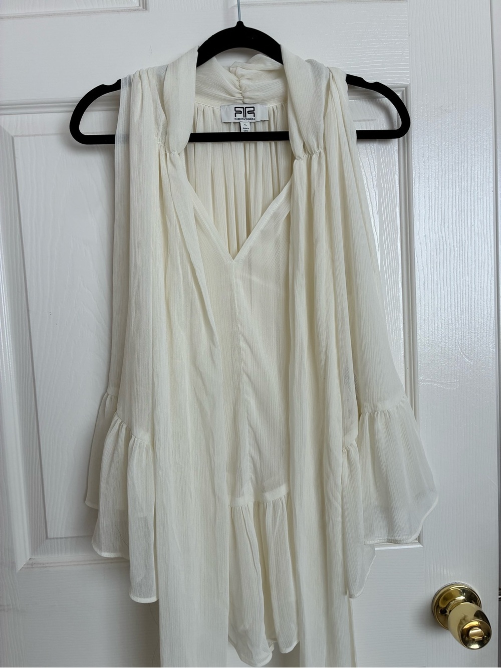 Robert Rodriguez cream blouse